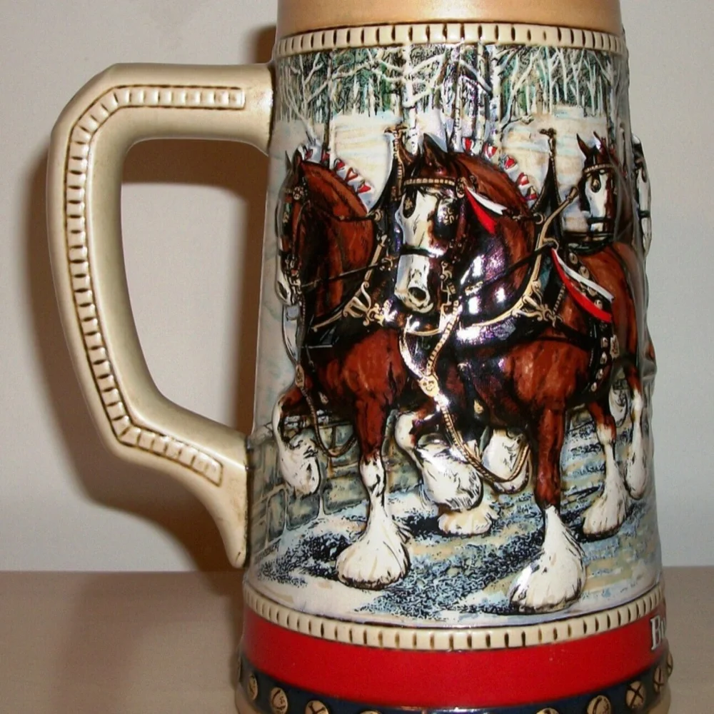 Budweiser Holiday Stein 1988 Collector’s Series - Picture 3 of 4